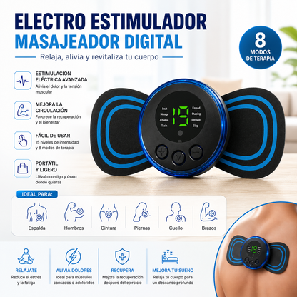 Masajeador Estimulador Muscular Compacto