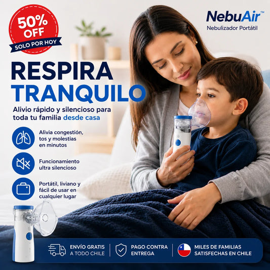 NebuAir™ - Nebulizador Portátil