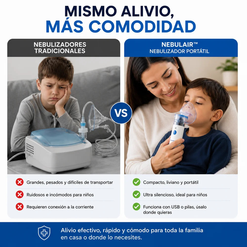 NebuAir™ - Nebulizador Portátil
