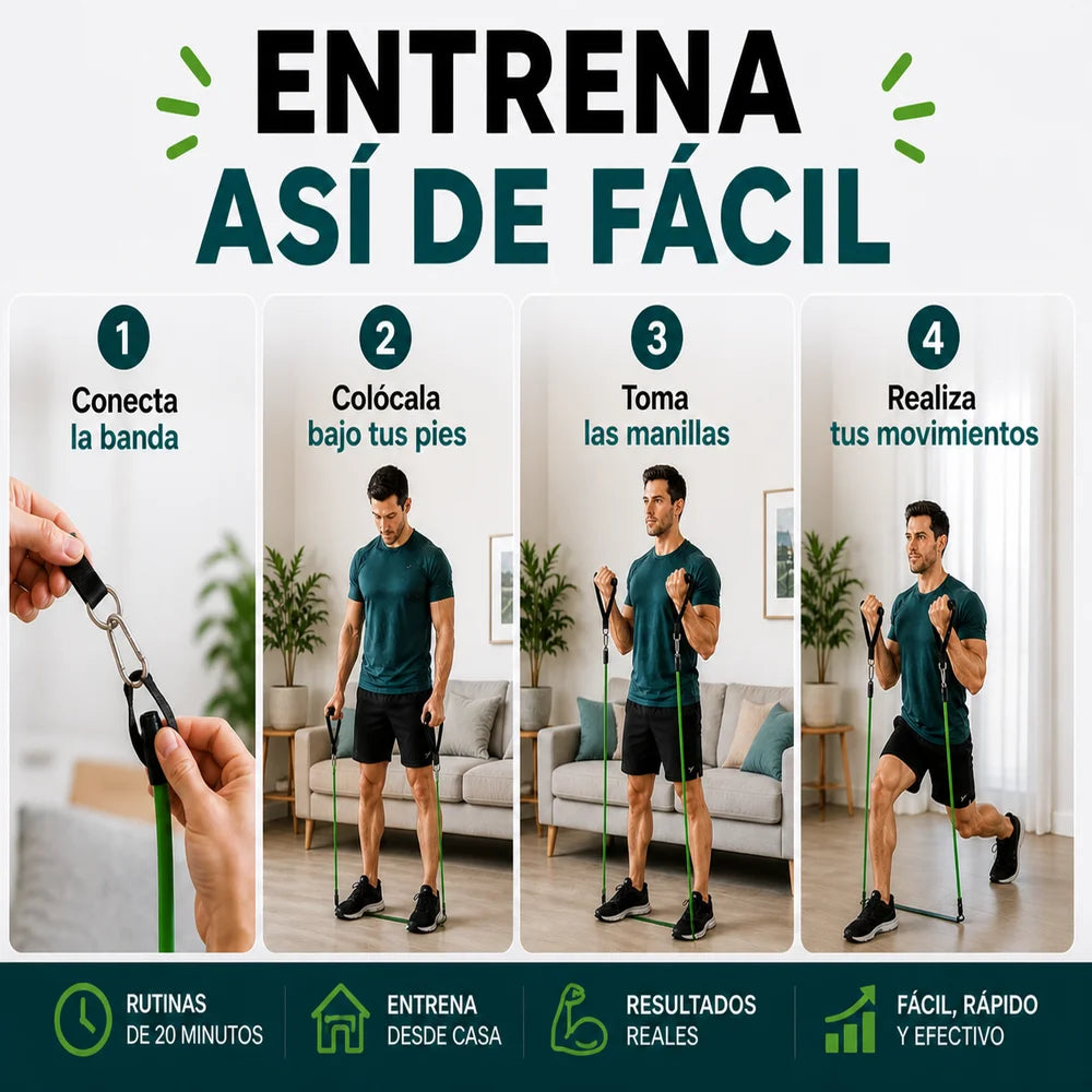 BandaTotal™ - Kit 11 piezas · Entrenamiento completo